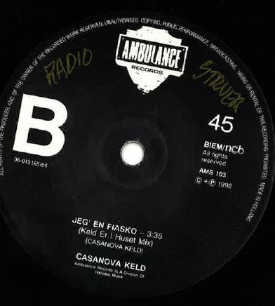 Casanova Keld : Han Kan Ikke Få Den Op (7", Single)