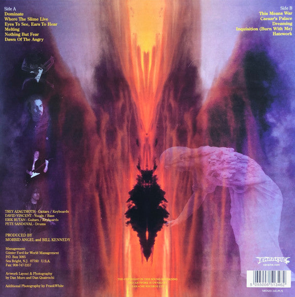 Morbid Angel : Domination (LP, Album, RE)