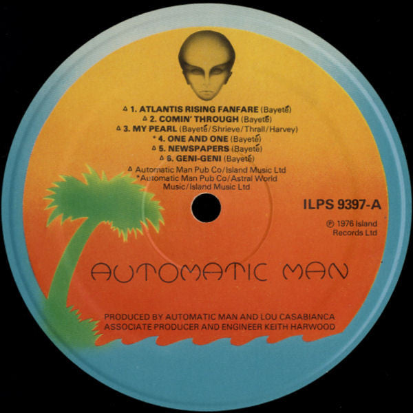 Automatic Man : Automatic Man (LP, Album, Emb)