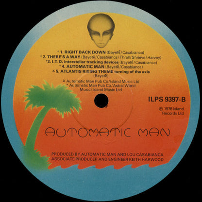 Automatic Man : Automatic Man (LP, Album, Emb)