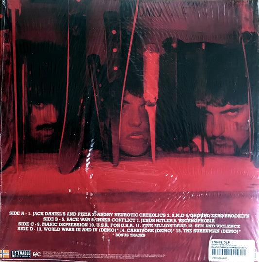 Carnivore : Retaliation (2xLP, Album, Ltd, RE, RM, Ora)