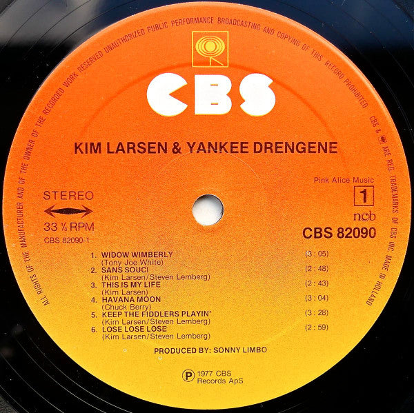 Kim Larsen : Kim Larsen & Yankee Drengene (LP, Album, Box)