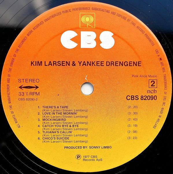 Kim Larsen : Kim Larsen & Yankee Drengene (LP, Album, Box)