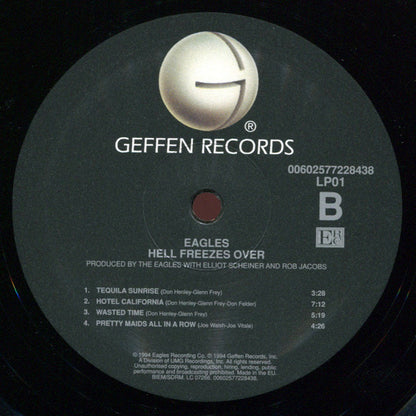 Eagles : Hell Freezes Over (2xLP, Album, RE, RM, 180)
