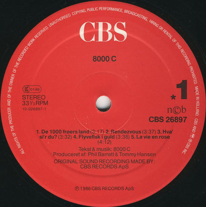 8000 C : 8000 C (LP, Album)
