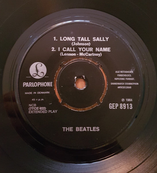 The Beatles : Long Tall Sally (7", EP, Mono, RP)