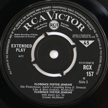 Florence Foster Jenkins : Florence Foster Jenkins (7", EP, Mono, RE, Blu)