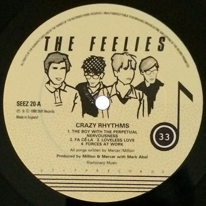 The Feelies : Crazy Rhythms (LP, Album)