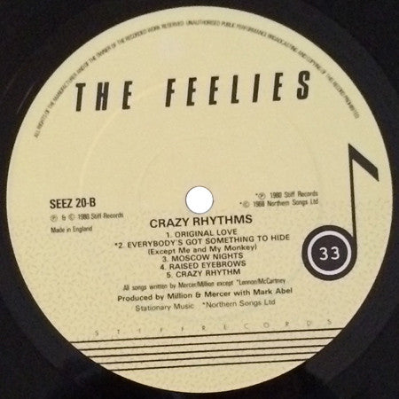 The Feelies : Crazy Rhythms (LP, Album)