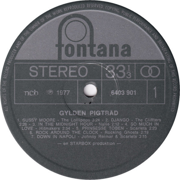 Various : Gylden Pigtråd (LP, Comp)