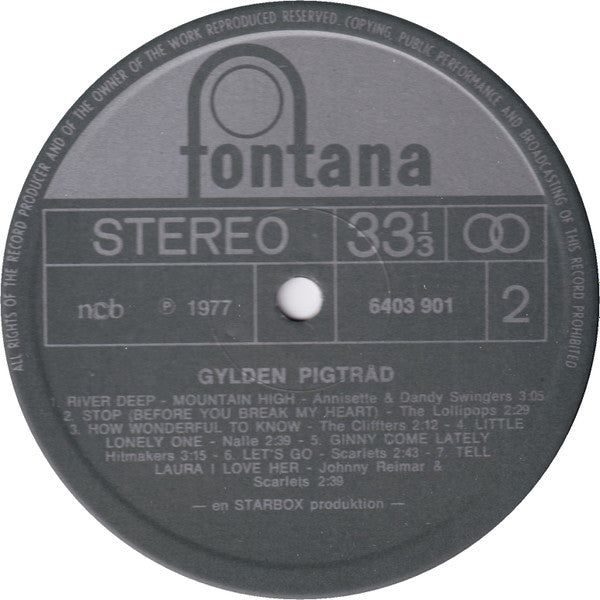 Various : Gylden Pigtråd (LP, Comp)