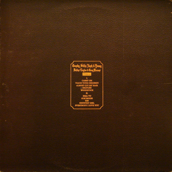 Crosby, Stills, Nash & Young : Déjà Vu (LP, Album, RE, Gat)