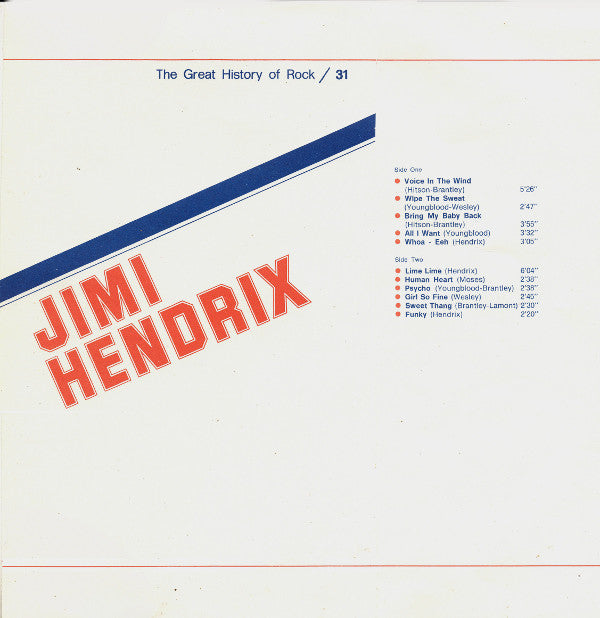 Jimi Hendrix : Jimi Hendrix (LP, Comp)