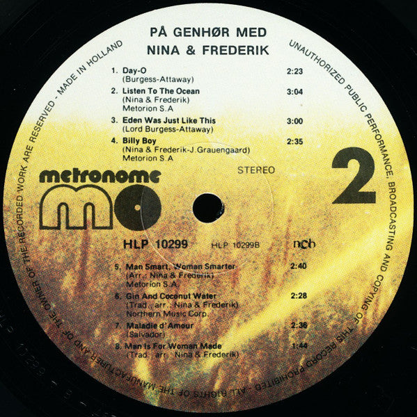 Nina & Frederik : På Genhør Med Nina & Frederik (LP, Comp)