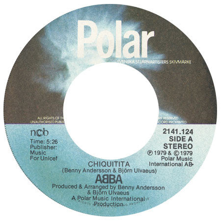 ABBA / Bee Gees : Chiquitita / Too Much Heaven (7", Single)