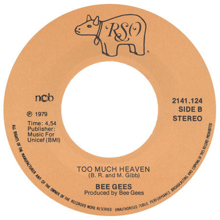 ABBA / Bee Gees : Chiquitita / Too Much Heaven (7", Single)