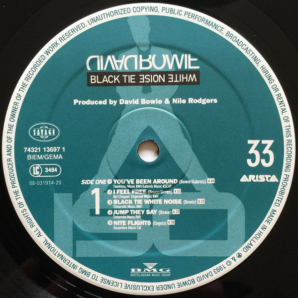David Bowie : Black Tie White Noise (LP, Album)