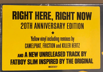 Fatboy Slim : Right Here Right Now (12", RSD, Ltd, RE, Yel)