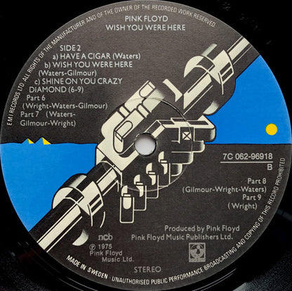 Pink Floyd : Wish You Were Here (LP, Album, RP)