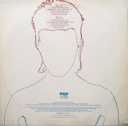 David Bowie : Aladdin Sane (LP, Album, RE, RM)