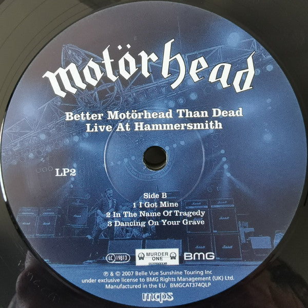 Motörhead : Better Motörhead Than Dead - Live At Hammersmith (4xLP, Album, RE)