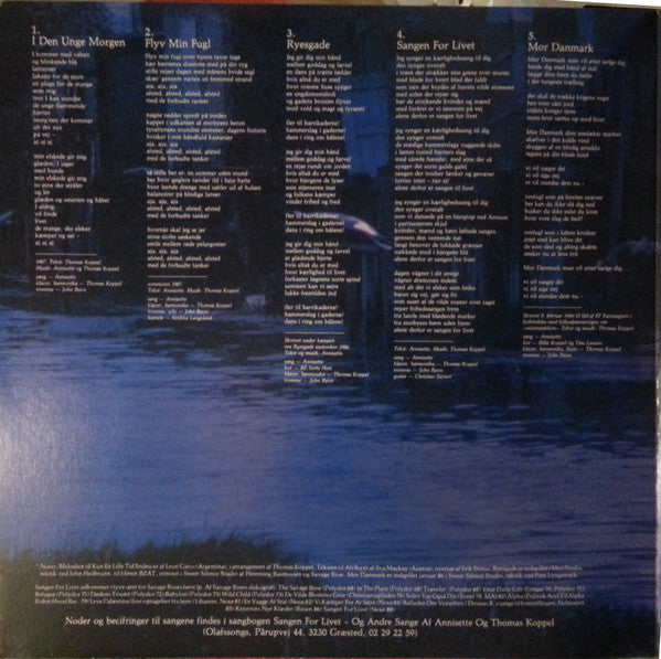 Savage Rose : Sangen For Livet (LP, Album, RE, Gat)