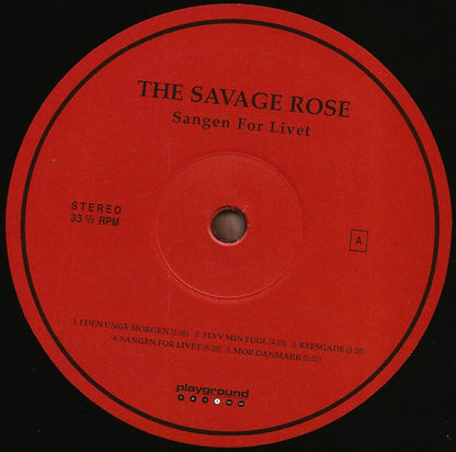 Savage Rose : Sangen For Livet (LP, Album, RE, Gat)
