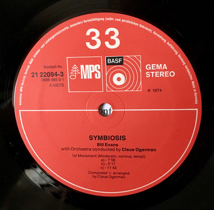 Bill Evans : Symbiosis (LP, Gat)