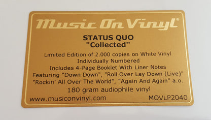 Status Quo : Collected (2xLP, Comp, Ltd, Num, Whi)