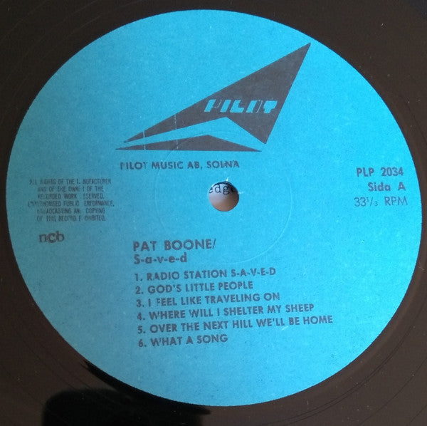 Pat Boone : S-A-V-E-D (LP)