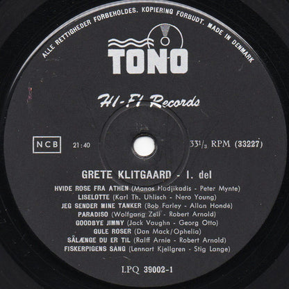 Grete Klitgaard : Grete Klitgaard (LP, Comp)