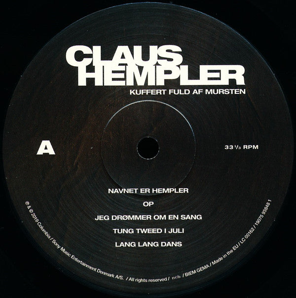 Claus Hempler : Kuffert Fuld Af Mursten (LP, Album)