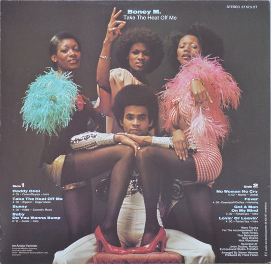 Boney M. : Take The Heat Off Me (LP, Album, RP)