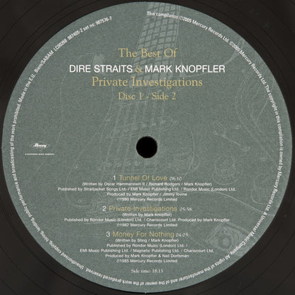 Dire Straits &  Mark Knopfler : Private Investigations (The Best Of) (2xLP, Comp, 180)