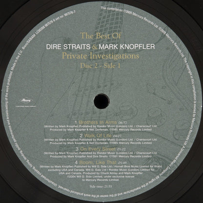 Dire Straits &  Mark Knopfler : Private Investigations (The Best Of) (2xLP, Comp, 180)