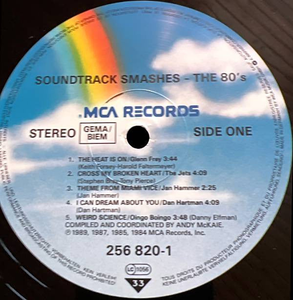 Various : Soundtrack Smashes - The 80's (LP, Comp)