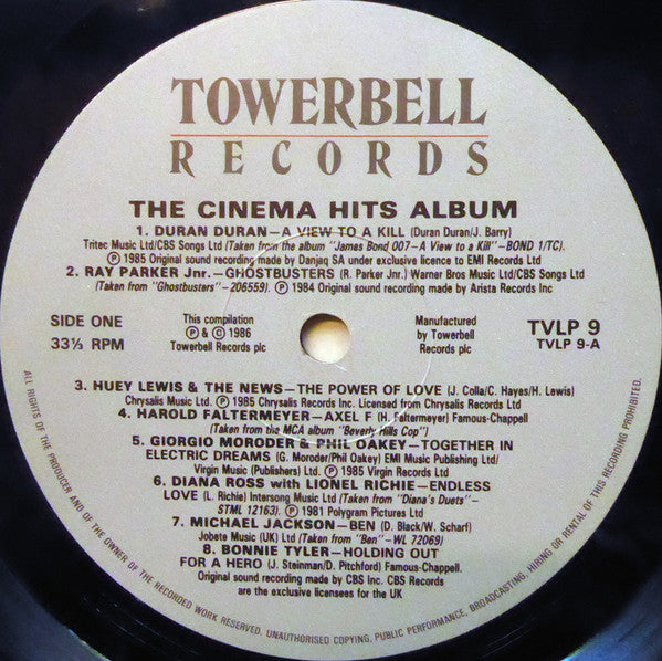 Various : The Cinema Hits Album (LP, Comp)