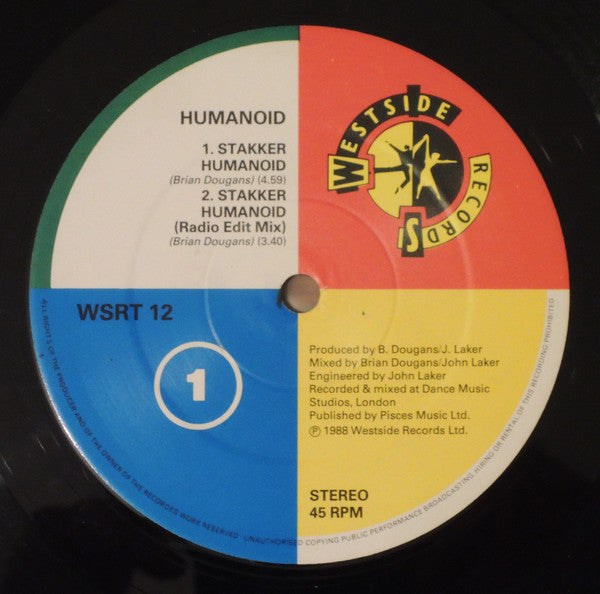 Humanoid : Stakker Humanoid (12", Maxi, Gen)