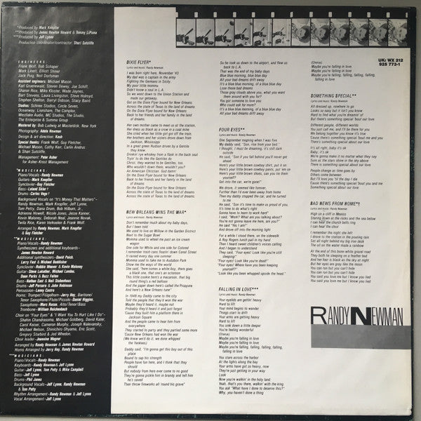 Randy Newman : Land Of Dreams (LP, Album)