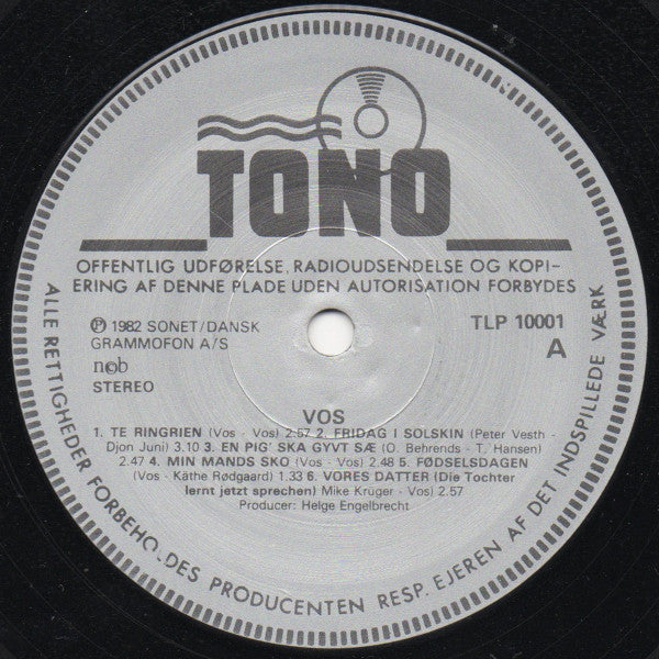 Vos (3) : Vos (LP, Album)