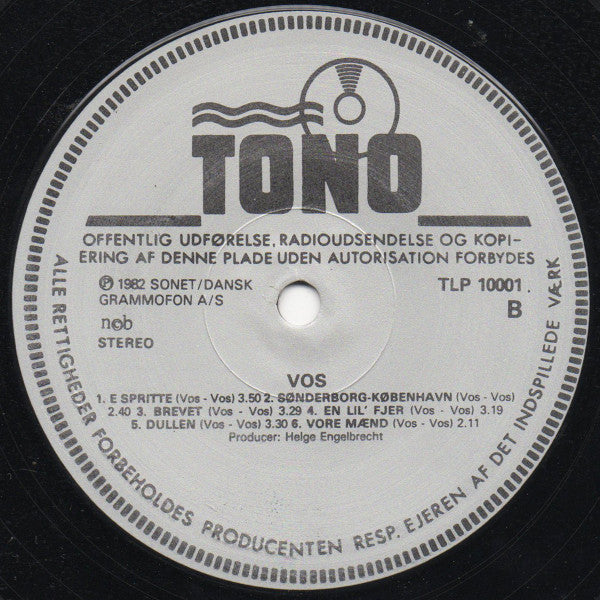 Vos (3) : Vos (LP, Album)