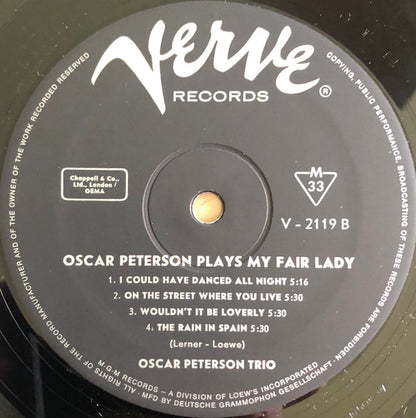 Oscar Peterson : Plays My Fair Lady (LP, Mono)