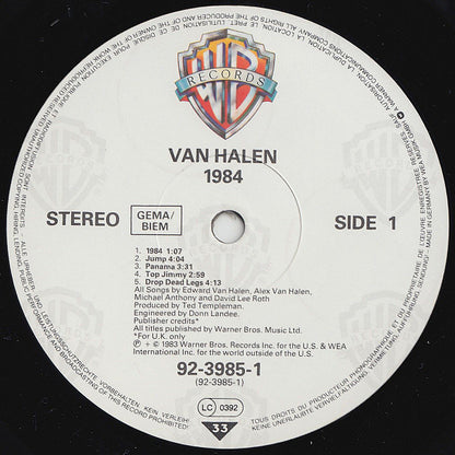 Van Halen : 1984 (LP, Album)
