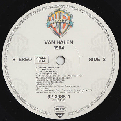 Van Halen : 1984 (LP, Album)
