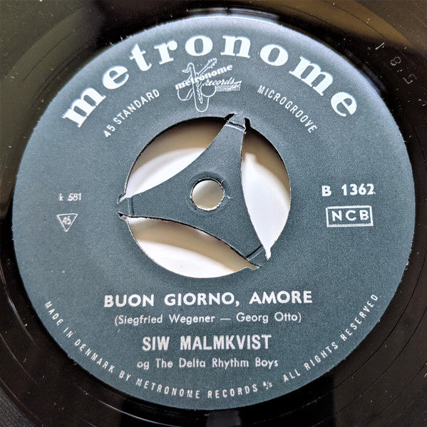 Siw Malmkvist : Buon Giorno Amore / Jeg Er Så Forelsket (7", Single)