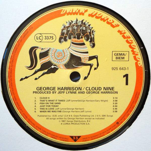 George Harrison : Cloud Nine (LP, Album)