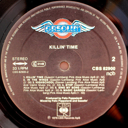 Gasolin' : Killin' Time (LP, Album)