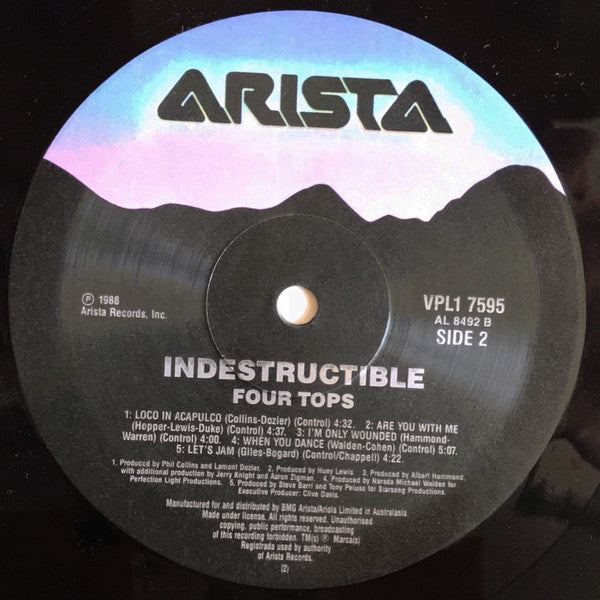 Four Tops : Indestructible (LP, Album)