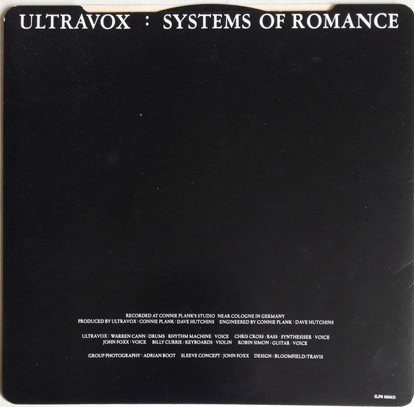 Ultravox : Systems Of Romance (LP, Album, Blu)