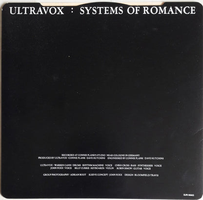 Ultravox : Systems Of Romance (LP, Album, Blu)